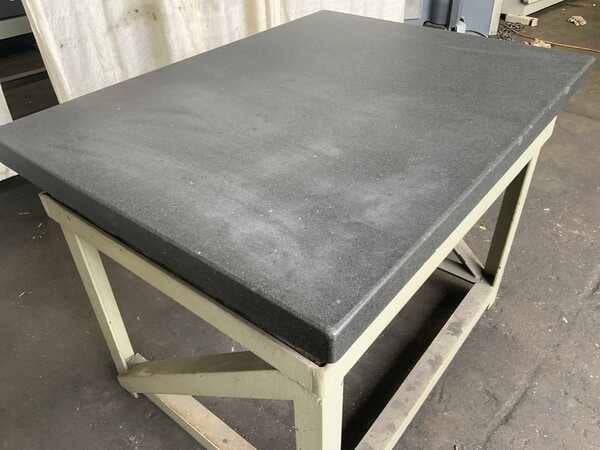36" x 48" Mitchell, black granite plates, ledges on all 4 sides - Image 7