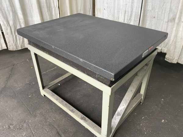 36" x 48" Mitchell, black granite plates, ledges on all 4 sides - Image 10