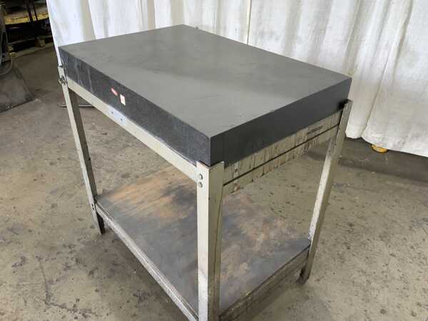 24" x 36" Black granite Surface Combustion plate, 40" height on stand - Image 6