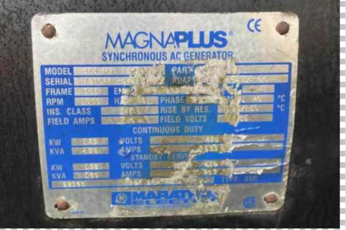 86 KW Magnum #MMG100D, trailer mounted, Tier 4i, sound attenuated enclosure, 120/240/208/277/480 Volts, 9583 - Image 3