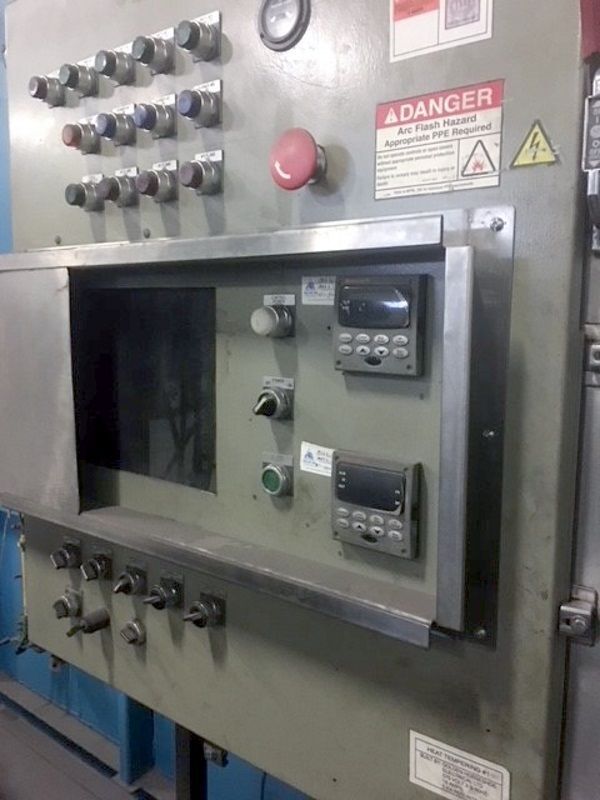 84" width x 60" H x 72" D Can-Eng, batch tempering furnace, 1400&deg;F, 480 V., 3-phase - Image 4