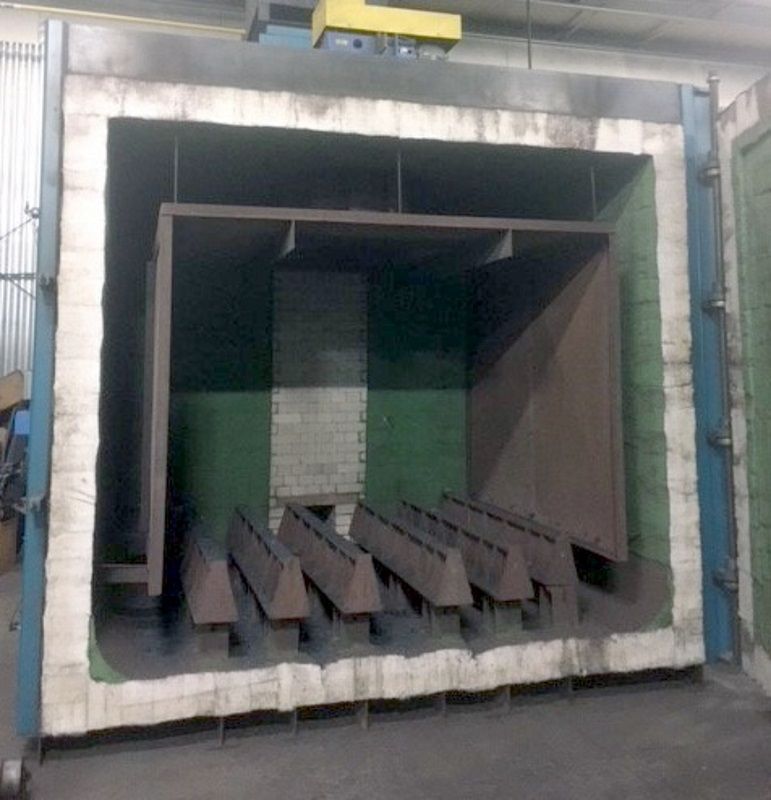 84" width x 60" H x 72" D Can-Eng, batch tempering furnace, 1400&deg;F, 480 V., 3-phase - Image 5