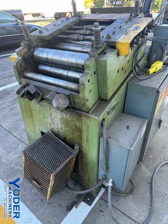 18" x .104" Perfecto #28-18-7, 7-roll straightener, 2-1/2" roll diameter, 240 IPM, serial #SS4580 - Image 2