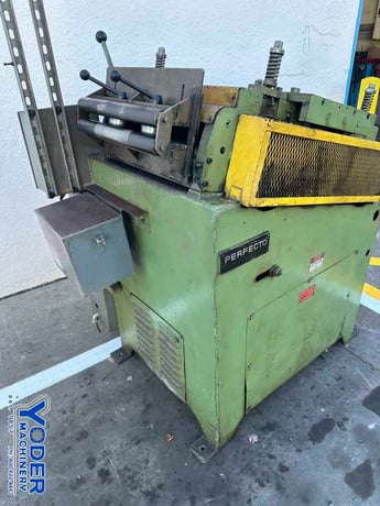 18" x .104" Perfecto #28-18-7, 7-roll straightener, 2-1/2" roll diameter, 240 IPM, serial #SS4580 - Image 7
