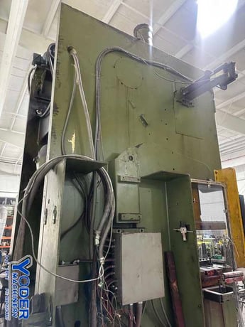 200 Ton, Minster #G2-200-72 Fixed Base, gap frame press, 8" stroke, 30" Shut Height, air clutch & brake - Image 5