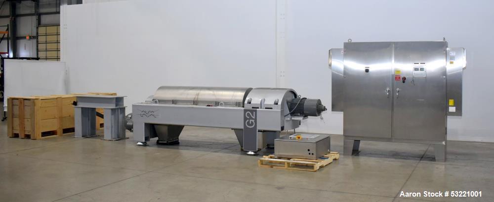 23" x 75" Alfa-Laval #Aldec-G2-60, Decanter Centrifuge, Stainless Steel, 1.2 kg/dm3, 17.7" diameter x 75.2" L - Image 2