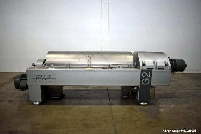 23" x 75" Alfa-Laval #Aldec-G2-60, Decanter Centrifuge, Stainless Steel, 1.2 kg/dm3, 17.7" diameter x 75.2" L - Image 4