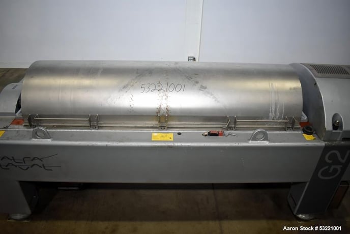 23" x 75" Alfa-Laval #Aldec-G2-60, Decanter Centrifuge, Stainless Steel, 1.2 kg/dm3, 17.7" diameter x 75.2" L - Image 9