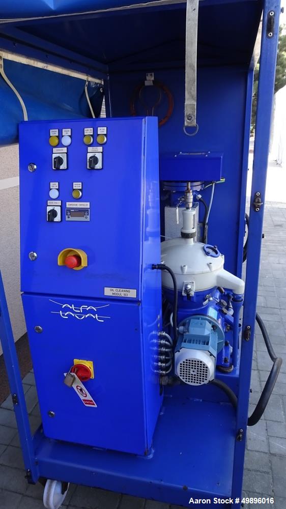 Alfa-Laval #MAB-103, Solids Retaining Centrifuge, 8571 RPM Bowl, .75 kW, 14 kW heater, 2010 - Image 3