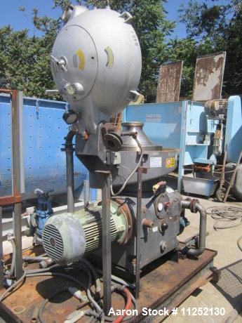 Westfalia #OSA-35-02-066, Desludger Disc Centrifuge, liquid/liquid/solids separation, 6600 RPM Bowl, 440 V - Image 1