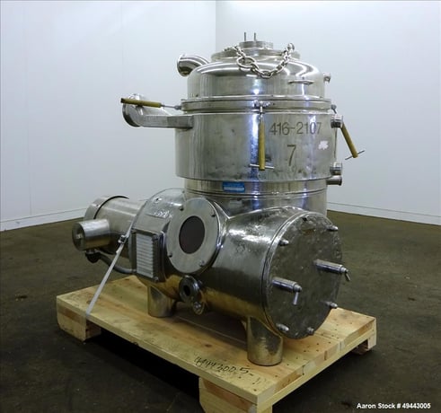 Westfalia #BKA35-86-076, Solid Bowl Disc Centrifuge, Stainless Steel, 5000 RPM Bowl, 25 HP, 230/460 V - Image 3