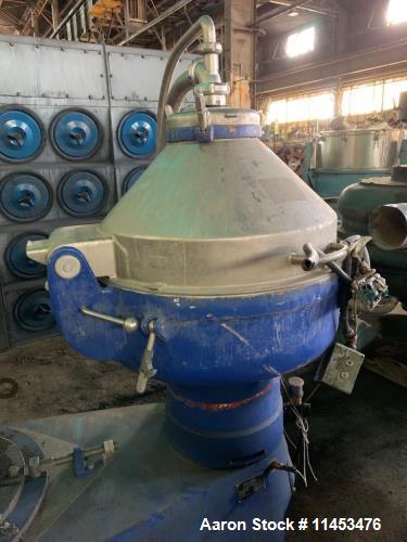 Alfa-Laval #SPQX-512-S-31CG-60, Nozzle Disc Centrifuge, Stainless Steel, liquid/solids separation, 50 HP - Image 2