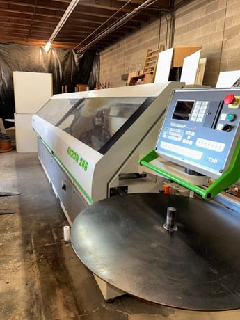 Biesse #Polymac-Akron-246, Edgebander W/Corner Rounding and Pre Milling, 2005 - Image 2