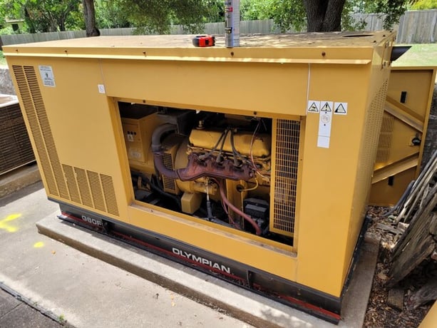 60 KW Olympian #G60F1, Natural gas generator, watherproof attenutated enclosure, 120/208 Volts, 348 hours - Image 2