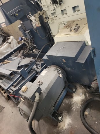 68" Olympia #V60L, CNC vertical turret lathe, Fanuc 180i-T, 30 ATC, Movable column, 66" table, 1999 - Image 9