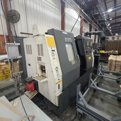 Nakamura #SC-250, 2-Axis CNC lathe, Fanuc controls, 22" swing, 28.09" cc, 2" bar, tailstock, very good - Image 2