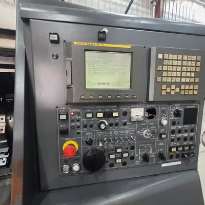 Nakamura #SC-250, 2-Axis CNC lathe, Fanuc controls, 22" swing, 28.09" cc, 2" bar, tailstock, very good - Image 3