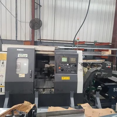 Nakamura #SC-250, 2-Axis CNC lathe, Fanuc controls, 22" swing, 28.09" cc, 2" bar, tailstock, very good - Image 6