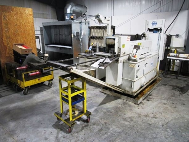 6" Addison McKee #Formaster, 6' feed system, cabinet w/nice selection of tooling, 15 HP, #30469 - Image 1