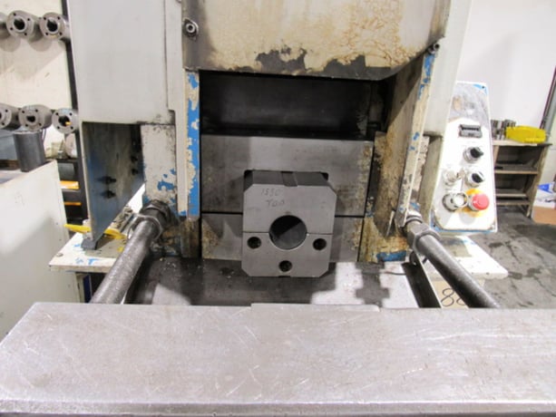 6" Addison McKee #Formaster, 6' feed system, cabinet w/nice selection of tooling, 15 HP, #30469 - Image 4