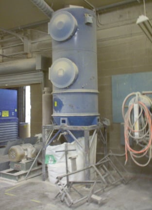 1075 cfm Spencer Bag Separator #311941A & 313431A, High Vac round baghouse, (2 available) - Image 1