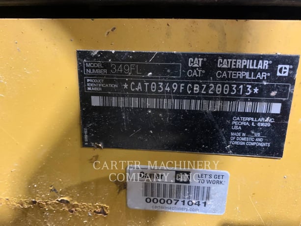 Caterpillar 349FL, Crawler Excavator, 13126 hours, S/N: BZ200313, 2015 - Image 5