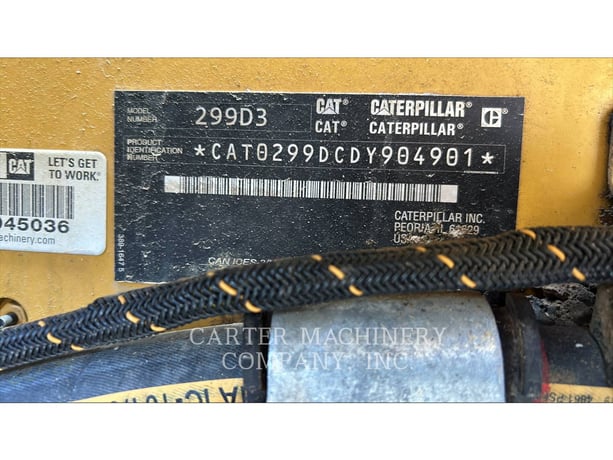 Cat 299D3, Skid Steer Loader, 2316 hours, S/N: DY904901, 2021 - Image 6