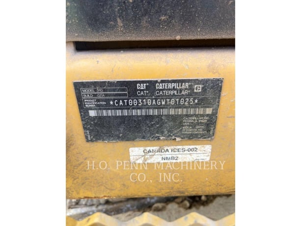 Caterpillar 310-07, Crawler Excavator, 1706 hours, S/N: GWT01025, 2020 - Image 6