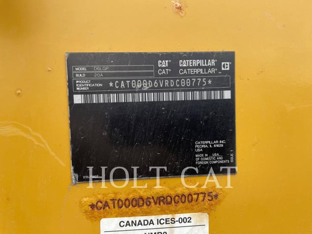 Caterpillar D6-20VP, Crawler Dozer, 4347 hours, S/N: RDC00775, 2020 - Image 6