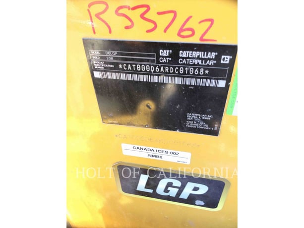 Caterpillar D6 LGP VP, Crawler Dozer, 2284 hours, S/N: RDC01068, 2021 - Image 6