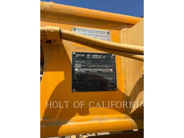 Caterpillar 14H, Motor Grader, 14666 hours, S/N: ASE00495, 2003 - Image 6