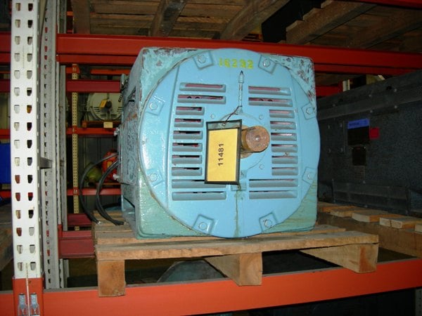 200 HP 720 RPM General Electric, Frame 8188S, DP, BB, 2300 Volts - Image 1