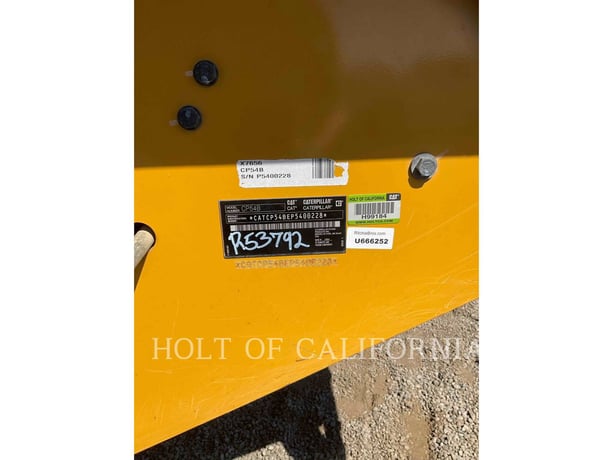 Caterpillar CP54B, Vibratory Single Drum Pad, 1088 hours, S/N: P5400228, 2019 - Image 6