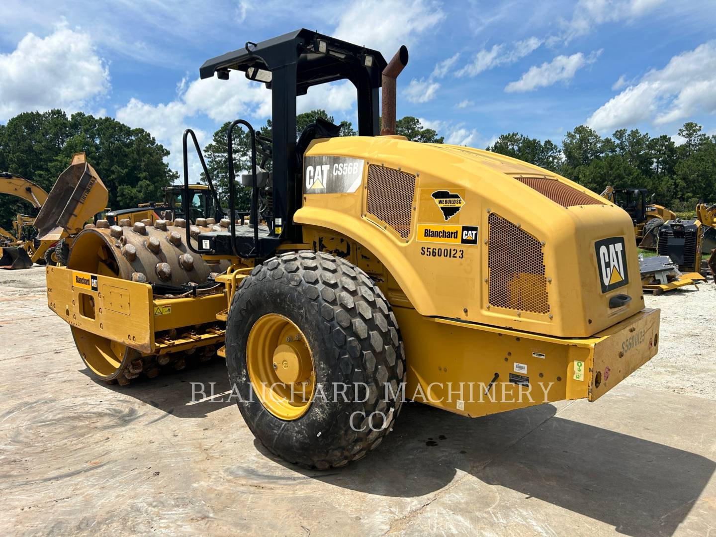 Caterpillar CS56B, Vibratory Single Drum Smooth, 2778 hours, S/N: S5600123, 2015 - Image 4