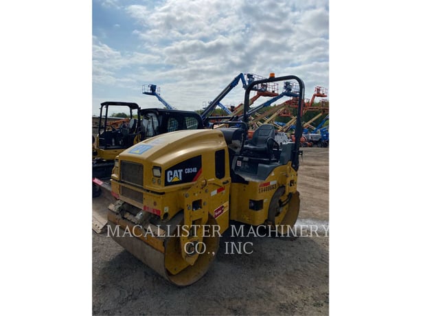 Caterpillar CB34B, Twin Drum Roller, 1775 hours, S/N: XB400663, 2018 - Image 1