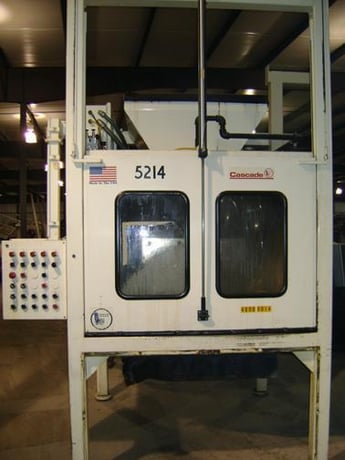 Cascade #550-2800, Iowa Engineered, deburring, cleaning, 550 lb.cap.part, 28" work, 1996 - Image 1