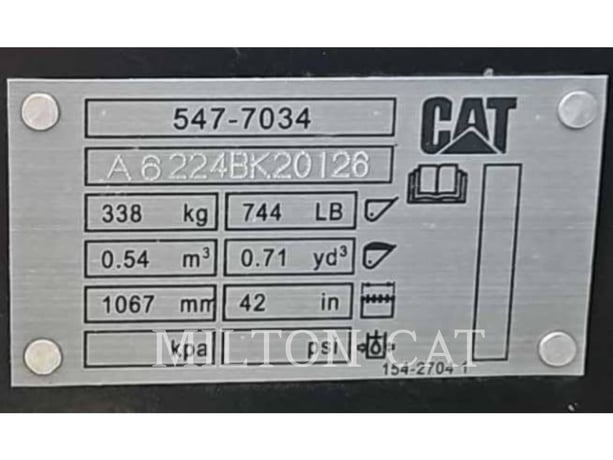 Caterpillar 310 42" HEAVY DUTY BUCKET, Bucket, S/N: A6224BK20126, 2022 - Image 5