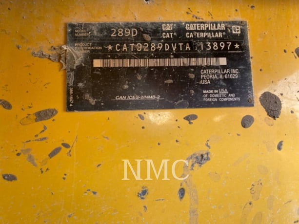 Cat 289D, Skid Steer Loader, 3202 hours, S/N: TAW13897, 2019 - Image 6