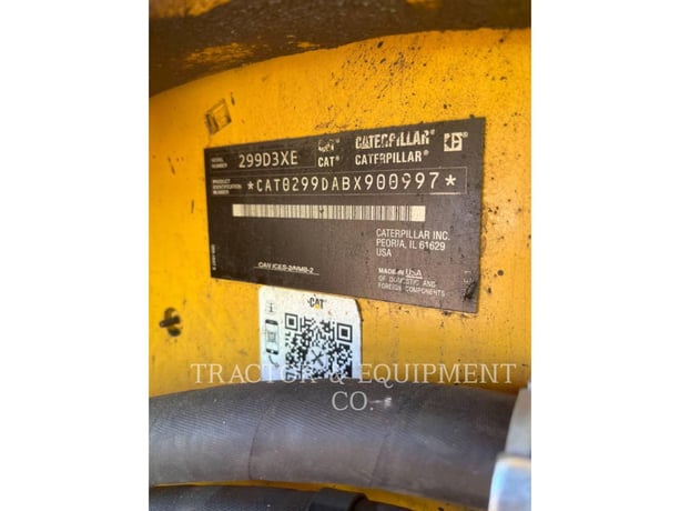 Cat 299D3 XE, Skid Steer Loader, 2651 hours, S/N: BX900997, 2020 - Image 5