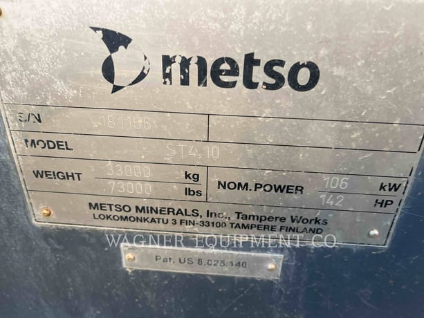 Metso Minerals ST4.10, Crusher, 1912 hours, S/N: 181166, 2021 - Image 6