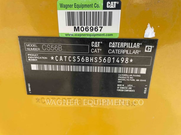 Caterpillar CS56B, Compactor, 986 hours, S/N: S5601498, 2021 - Image 6