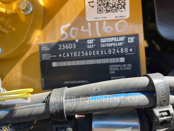 Cat 236D3, Skid Steer Loader, 290 hours, S/N: KXL02480, 2023 - Image 6