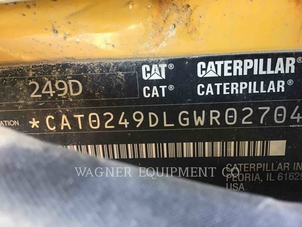 Caterpillar 249D, Track Loader, 957 hours, S/N: GWR02704, 2018 - Image 6