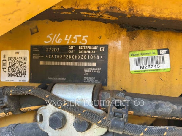 Cat 272D3, Skid Steer Loader, 1015 hours, S/N: HX201048, 2021 - Image 6