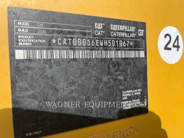 Caterpillar D6 VP, Crawler Dozer, 2125 hours, S/N: WH501067, 2022 - Image 6