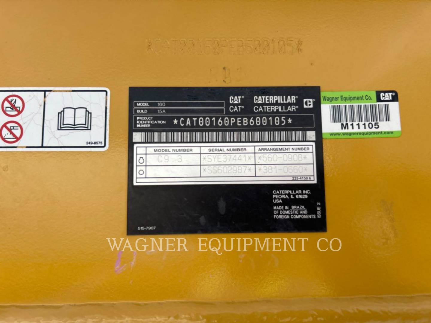 Caterpillar 160, Motor Grader, 2530 hours, S/N: EB600105, 2020 - Image 6