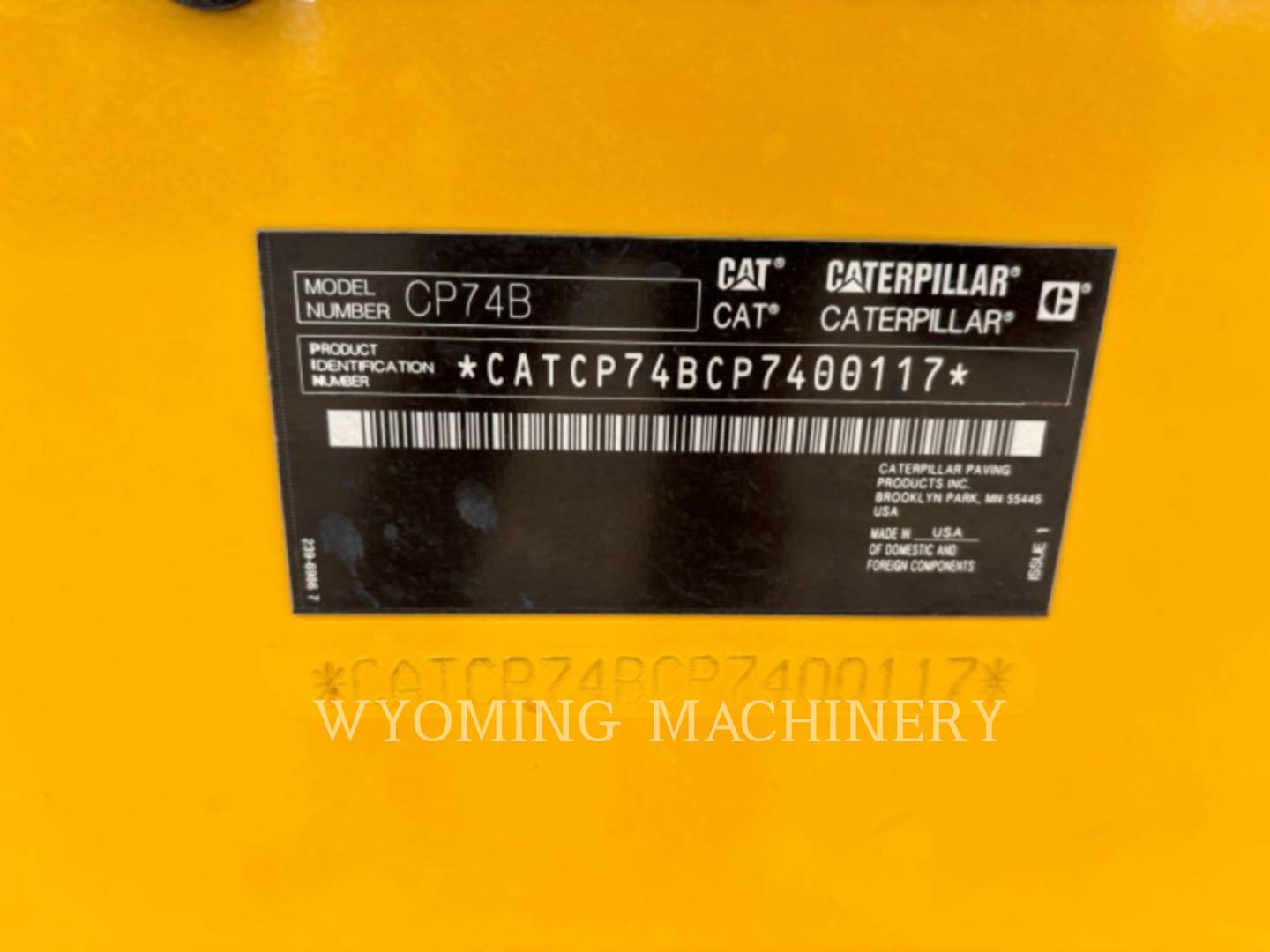 Caterpillar CP74B, Asphalt Distributor, 645 hours, S/N: P7400117, 2023 - Image 6
