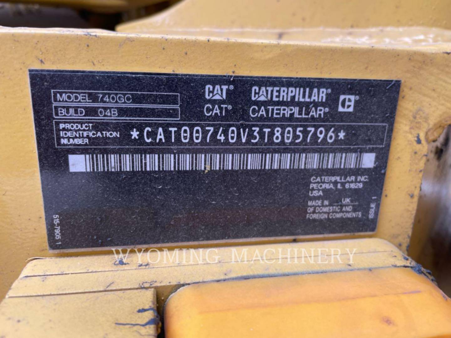 Caterpillar 740 GC, Articulated Truck, 952 hours, S/N: 3T805796, 2023 - Image 6