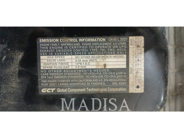 Caterpillar Lift Trucks GP40N1-LE, Forklift, 5432 hours, S/N: AT4011716, 2022 - Image 7