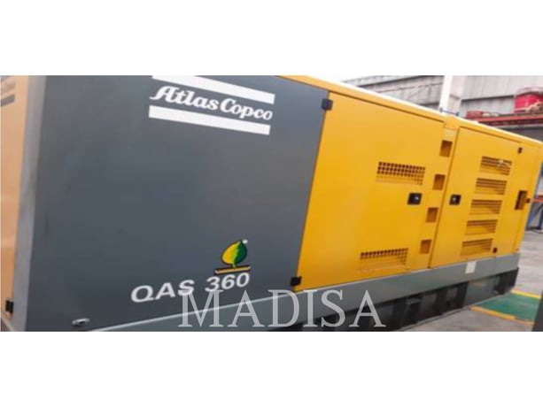 380 KW Atlas QAS360, Mobile Generator Set, Diesel, 1800 RPM, 220V, 20 hours, 2015 - Image 1